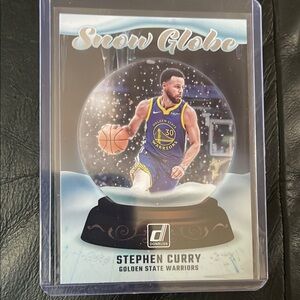 Stephen Curry Snow Globe Basketball Card